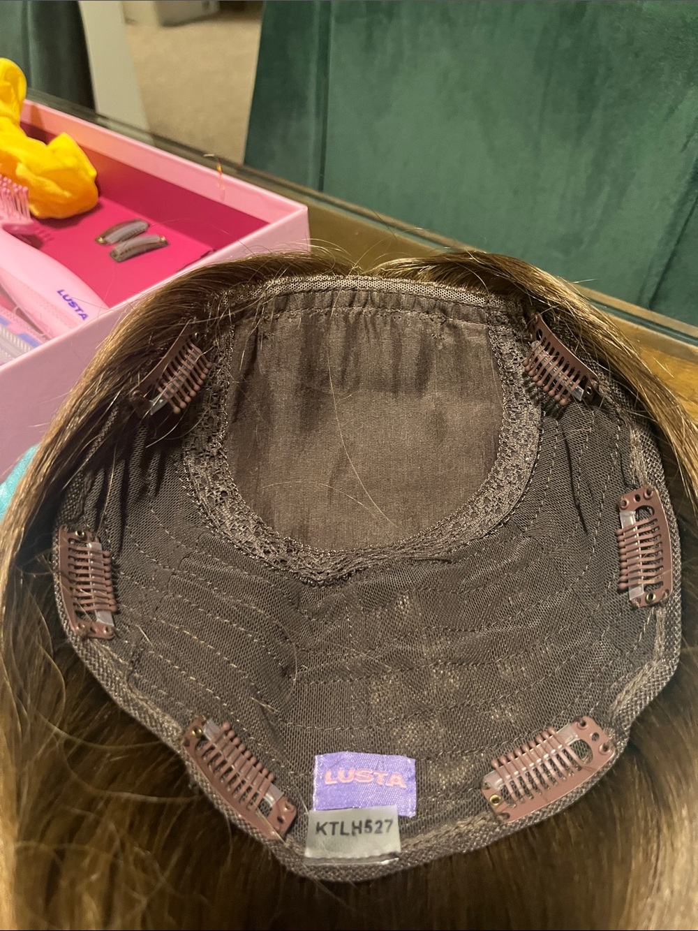 Lusta Hair Melty Light Brunette Topper - Picture 4 of 7